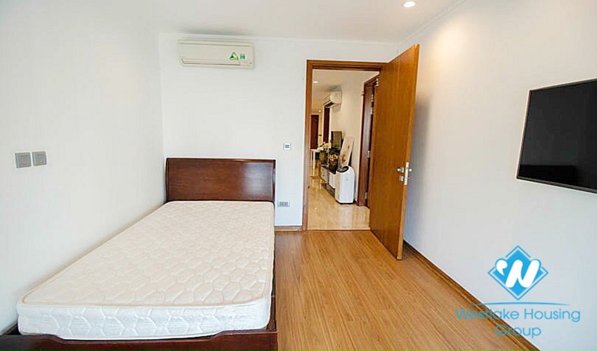 Fully furnished apartment high floor 2 bedrooms open kitchen only at L tower Ciputra